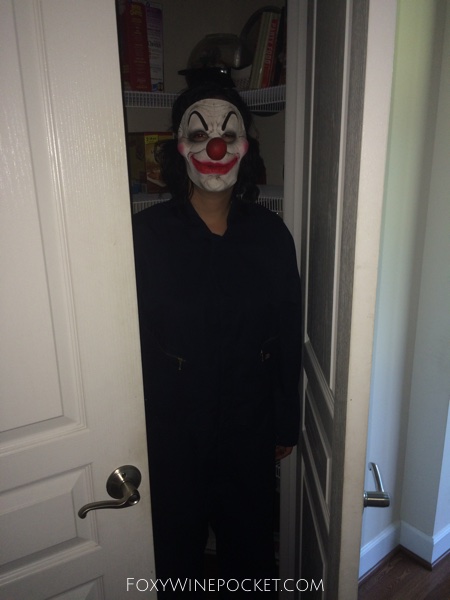Clown in pantry