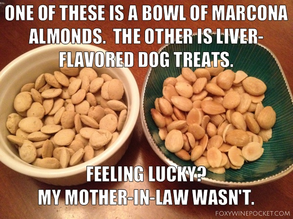 One of these is delicious. One of these is dog treats. #knowyournuts #humor #meme